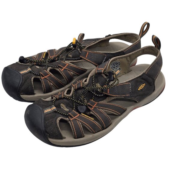 Keen Mens Waterproof Newport H2 Sandals Size 10.5 Brown/Orange Hiking Outdoor Sh main image 8